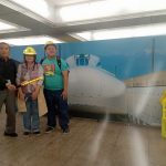 Aggressive American mother and son enjoyed Shrine and Sushi